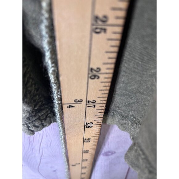 Angie Womens Embroidered Utility Jacket Medium with Pockets & Drawstring Waist - Picture 8 of 10